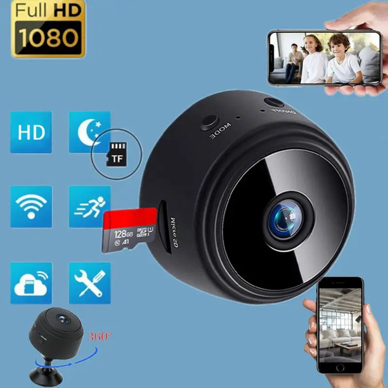 

Мини-камера видеонаблюдения A9, HD 1080P, Wi-Fi