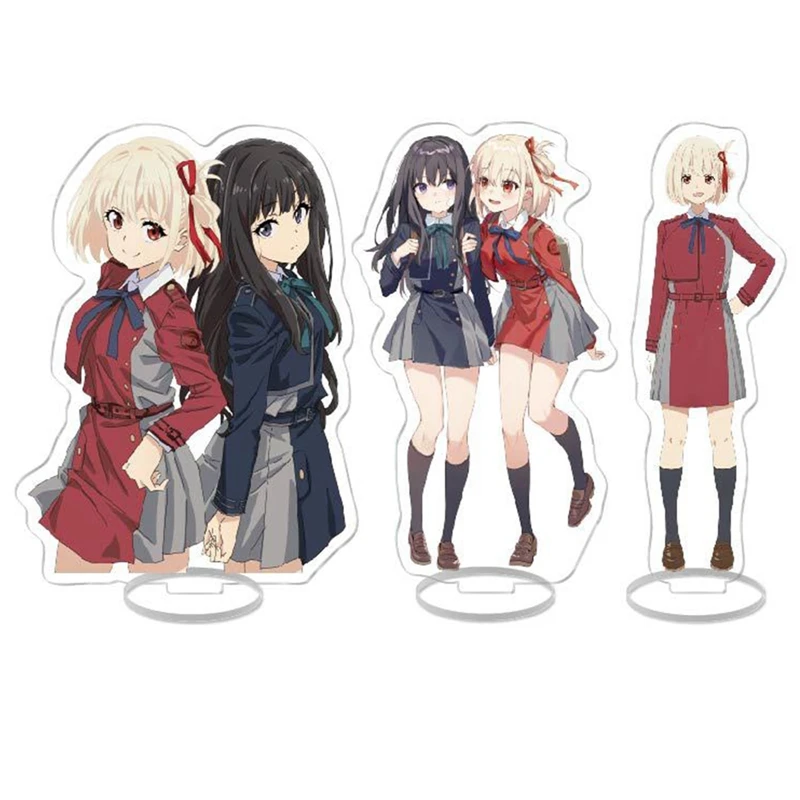 

Anime Lycoris Recoil Acrylic Stand Model Plate Ornament Inoue Takina Chisato Nishikigi Figures Standee Holder