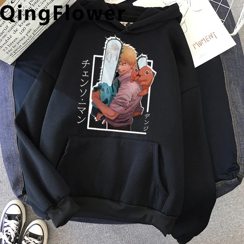 

Толстовка унисекс с капюшоном и принтом бензопилы