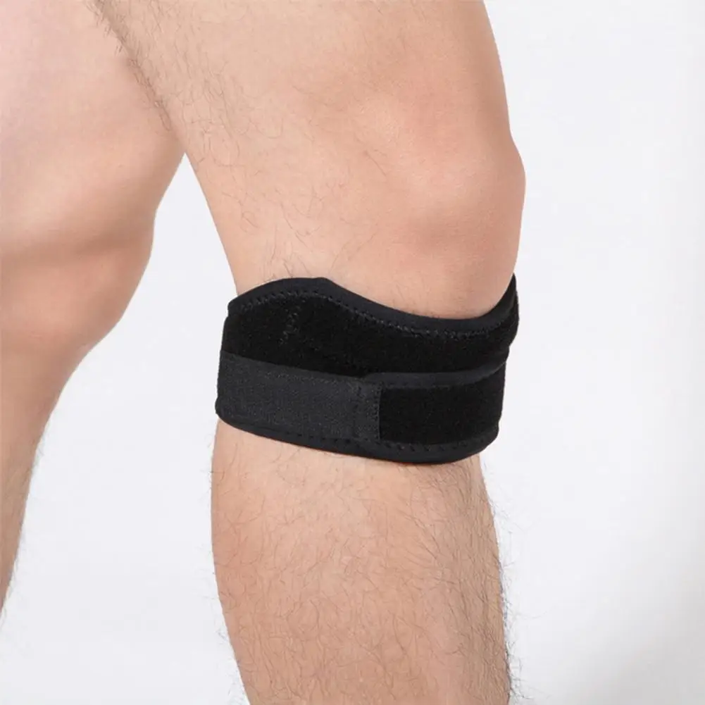 

1Pc Patella Support High Elasticity Soft Fabric Comfortable Sturdy Buckle Strong Permeability Reduce Pain Reusable Adjustable Pa
