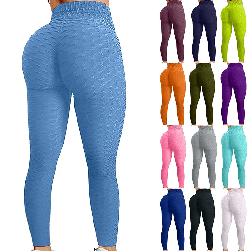 

High Waist Fitness leggings Woman Sport Tights Leggings For Fitness Workout Running Butt Lift Tights Seamless Tick Tock Leggings