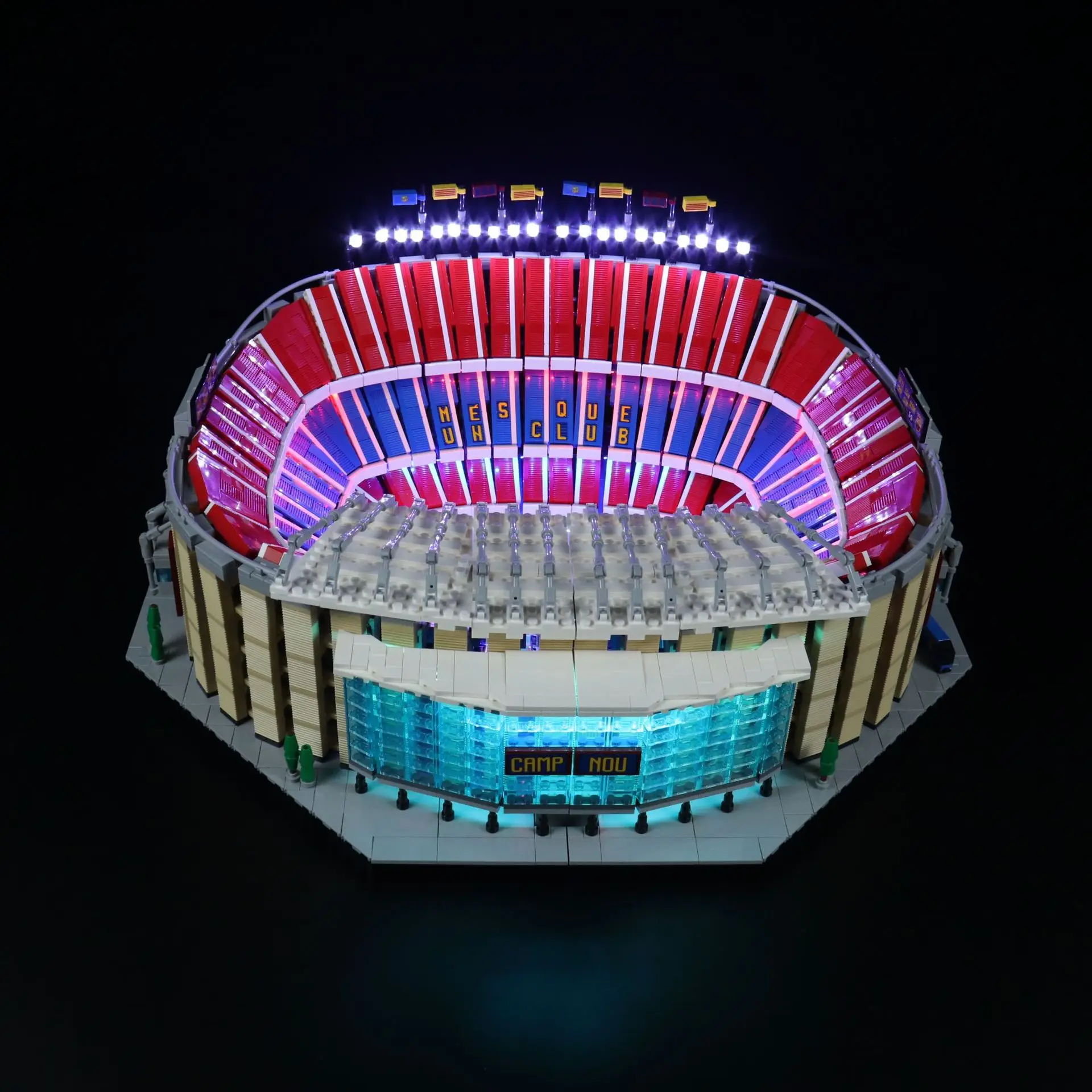 Compatible with 10284 Barcelona Camp Nou football stadium LED lighting (LED lights only, no building blocks model)