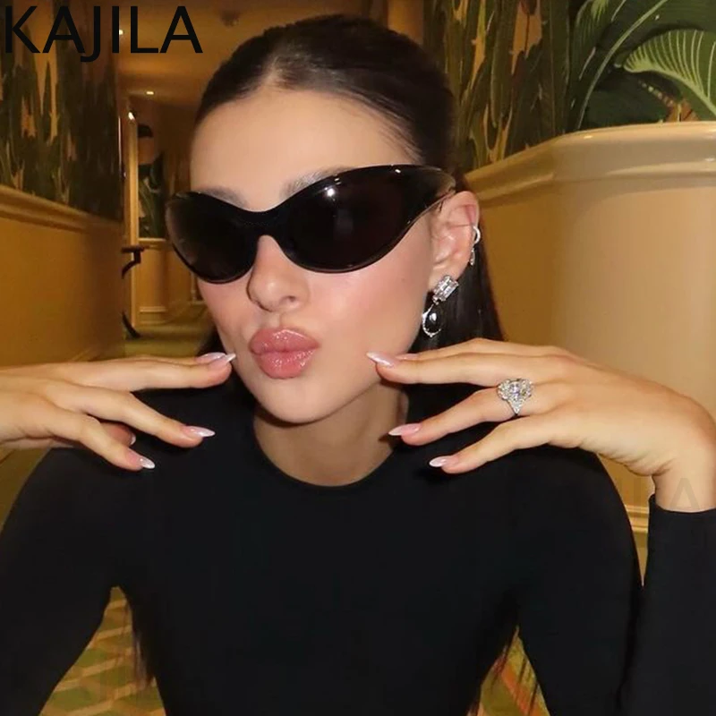 Солнцезащитные очки кошачий глаз пластиковые