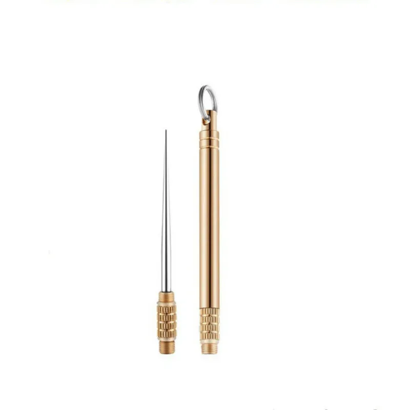

Multifunctional Toothpick Metal Travel Toothpick Portable Fruit Fork Tooth Cleaning Accessory with Holder Hot Sale