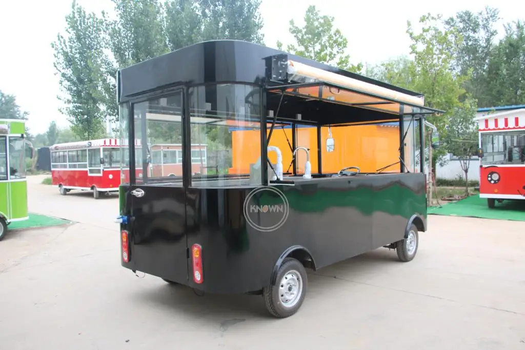 Luxury Multifunction Sale Vending Truck Big Mobile Food Trailer For Street Fast Snack Cart |