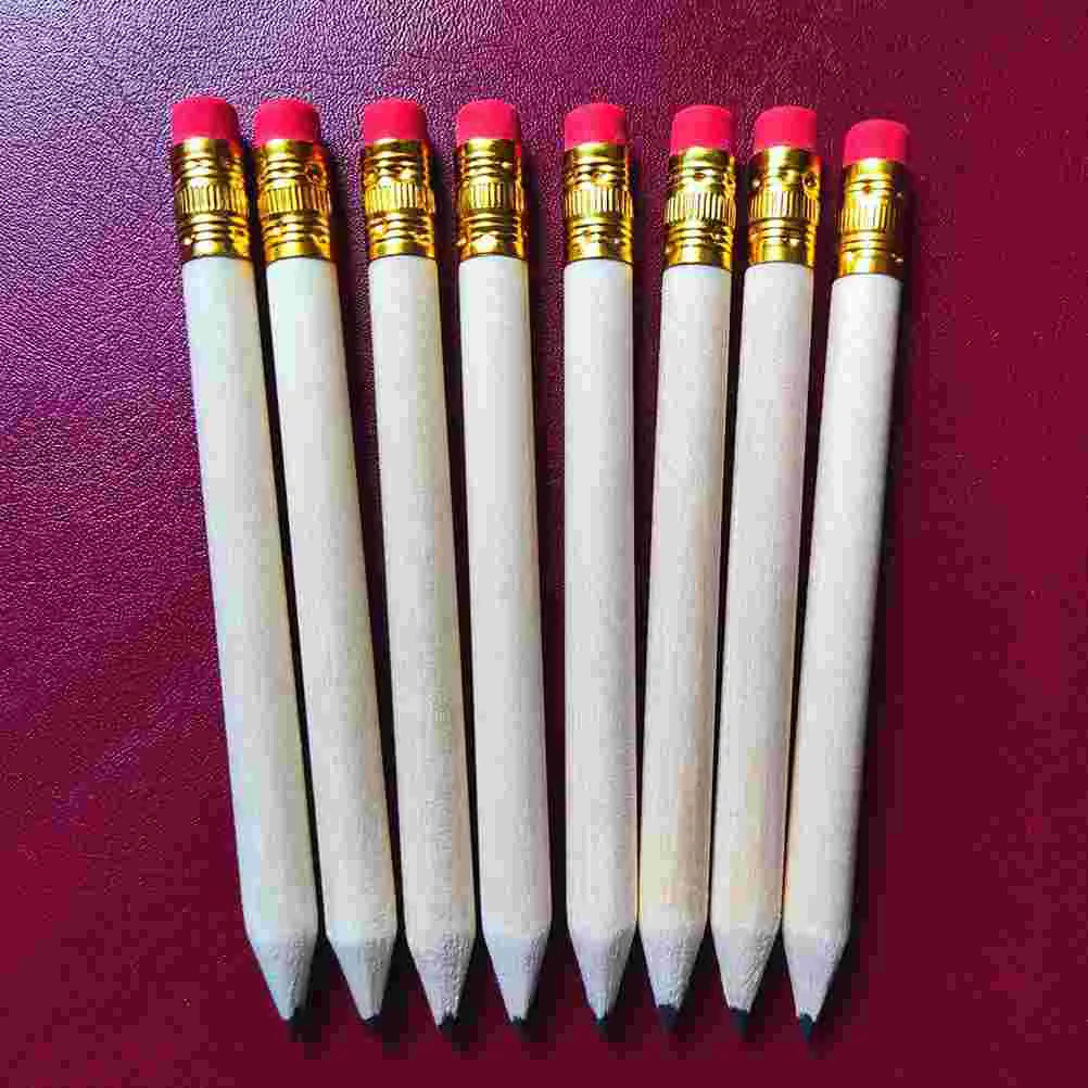 

60 Pcs Short Pencils Writing Wooden Golf Accessories Log Basswood Shorts Stationery