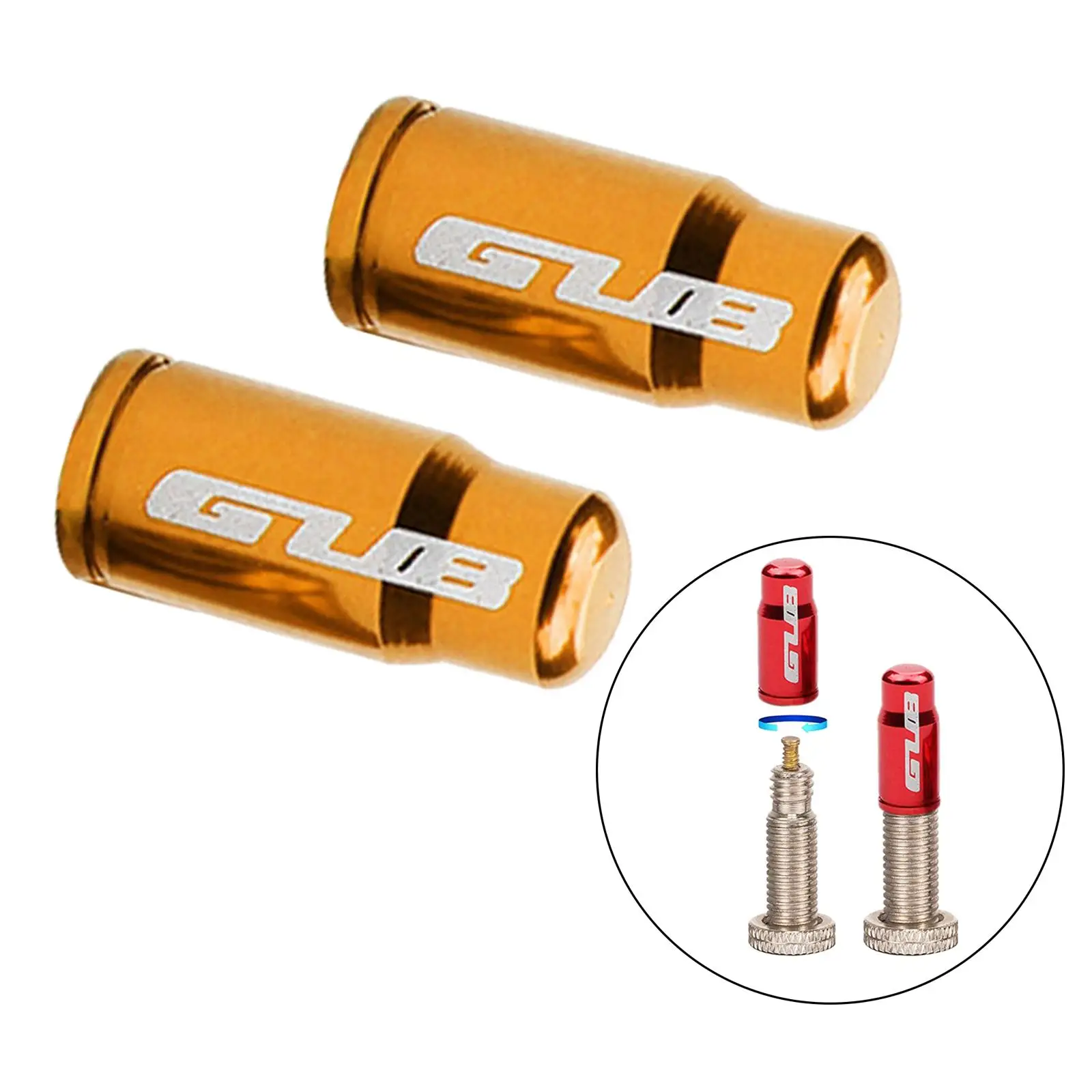 

2x колпачки Presta FV American French Air