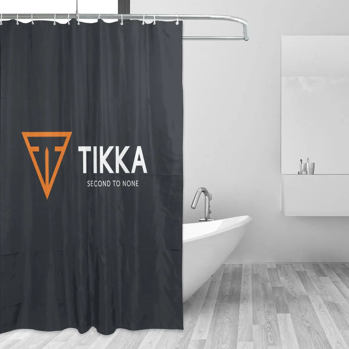 Снайперская занавеска для душа Tikka с логотипом Second To Not Sako Finland ванной комнаты