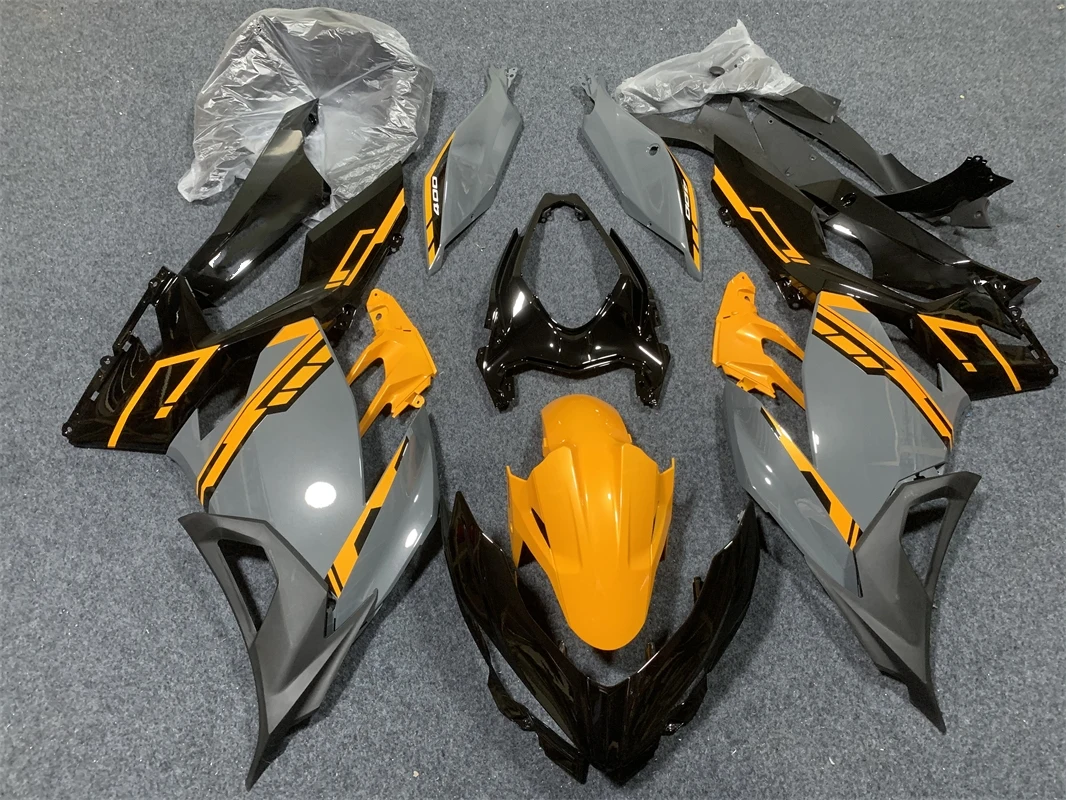 

Motorcycle Whole Fairings Kit fit For Ninja400 EX400 EX Ninja 400 2018 2019 2020 2021 2022 2023 fairing Bodywork orange silver