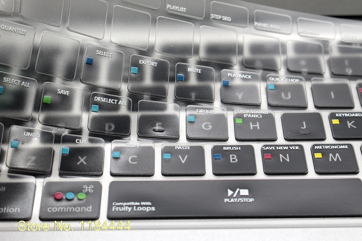 Fruity Loops FL Shortcut Hot Key Функциональная подсветка из ТПУ Чехол для клавиатуры Защитная