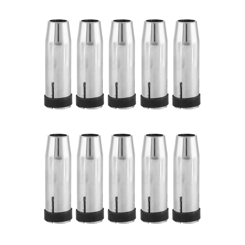 

10Pcs Gas Nozzle Replacement Parts For MB 24KD MIG Welding Torch