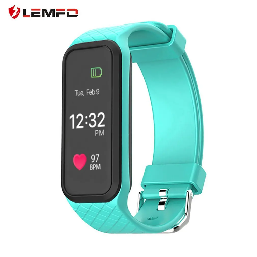 

LEMFO L38I Dynamic Heart Rate Monitoring Pedometer Sport Waterproof Smart Band Watch Bracelet For IOS For Android