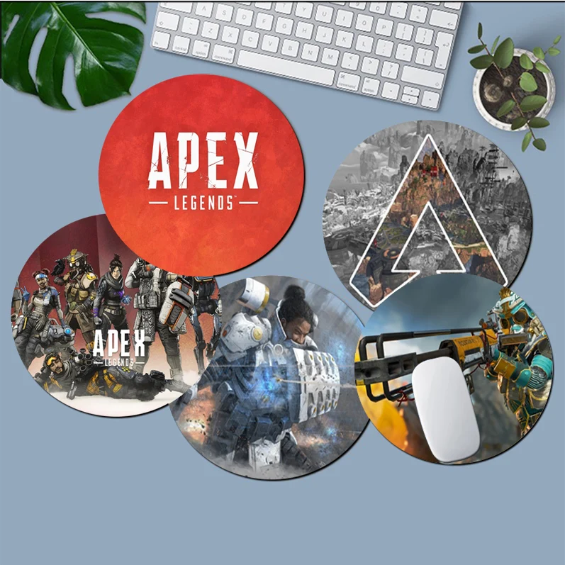 

APEX DIY Round Speed Version Game Computer Keyboard Office Table Mat PC Laptop Mouse Mat Desktop Mat