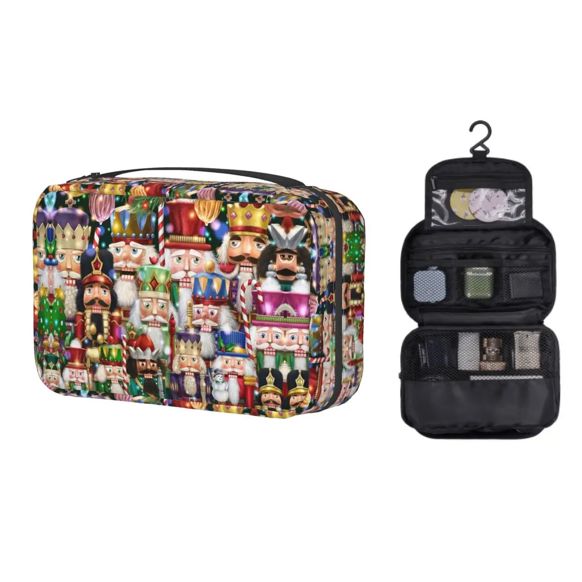 

Индивидуальный фестиваль гайковёров, дорожная косметичка для женщин, Рождественский макияж, органайзер для туалетных принадлежностей, жен...