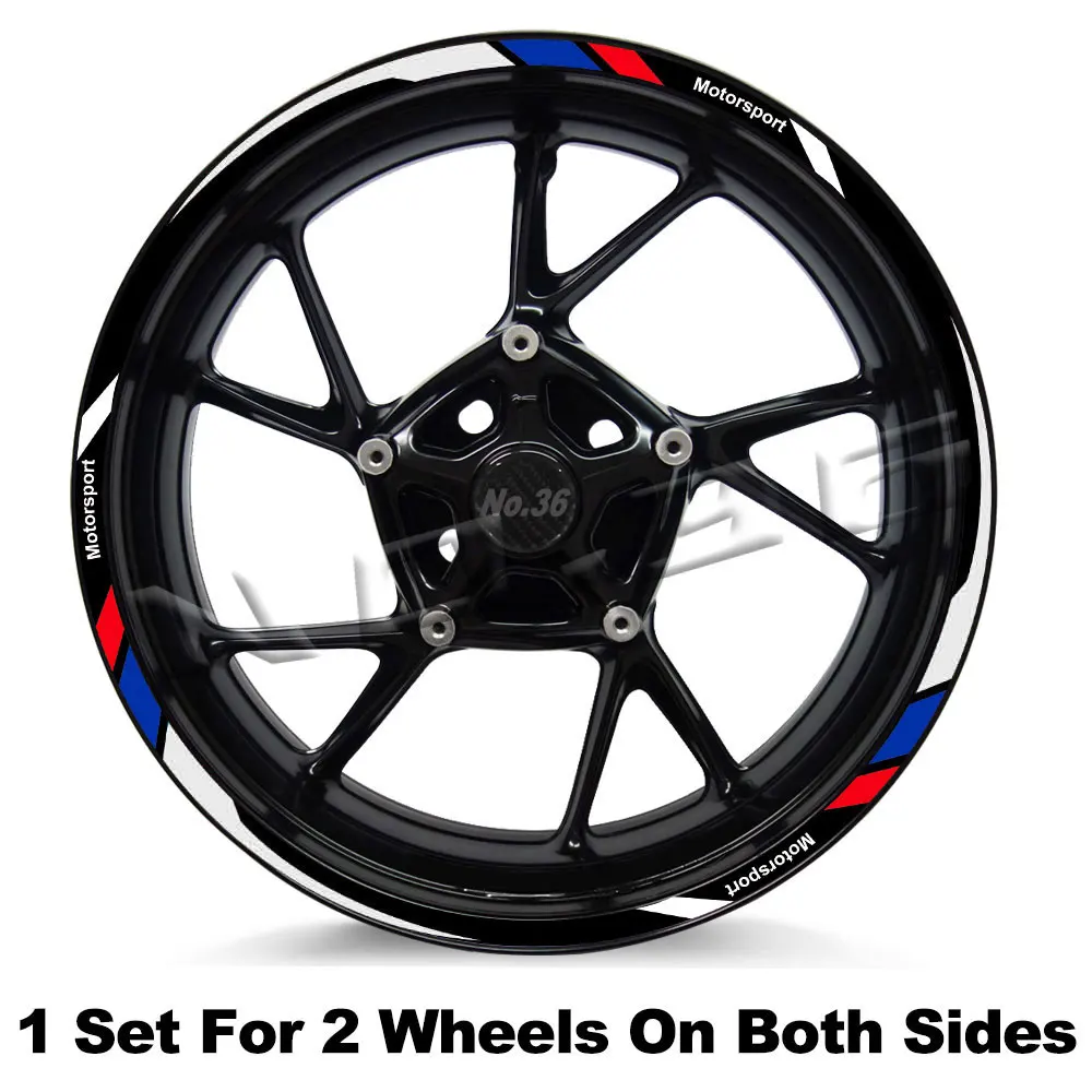 

Для R1250RS F900R/XR F800R S1000XR/RR/R R nine t R1200R G310R K600GTL наклейка на колесо мотоцикла, обод в полоску, наклейка, аксессуары