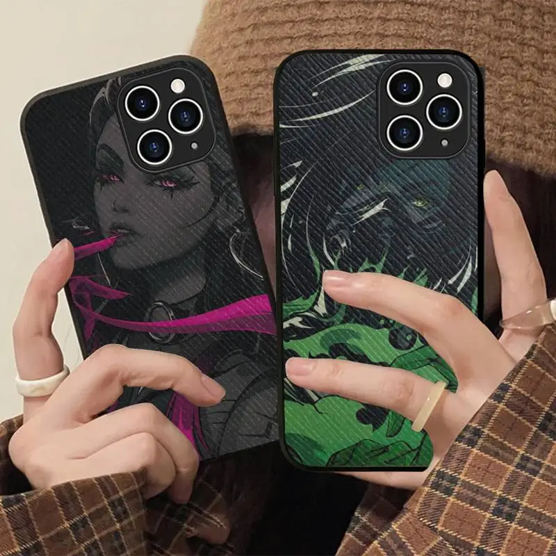 

Valorant Game Phone Case Hard Leather Case for iPhone 11 12 13 Mini Pro Max 8 7 Plus SE 2020 X XR XS Coque