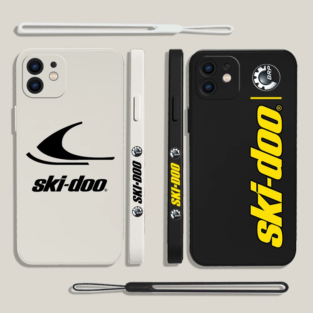 

Motorcycle Ski-Doo Team Phone Case For Xiaomi Redmi Note 12 11 11T 10 10S 9 Pro Plus 10C 9A K40 K50 K60 4G 5G With Hand Strap