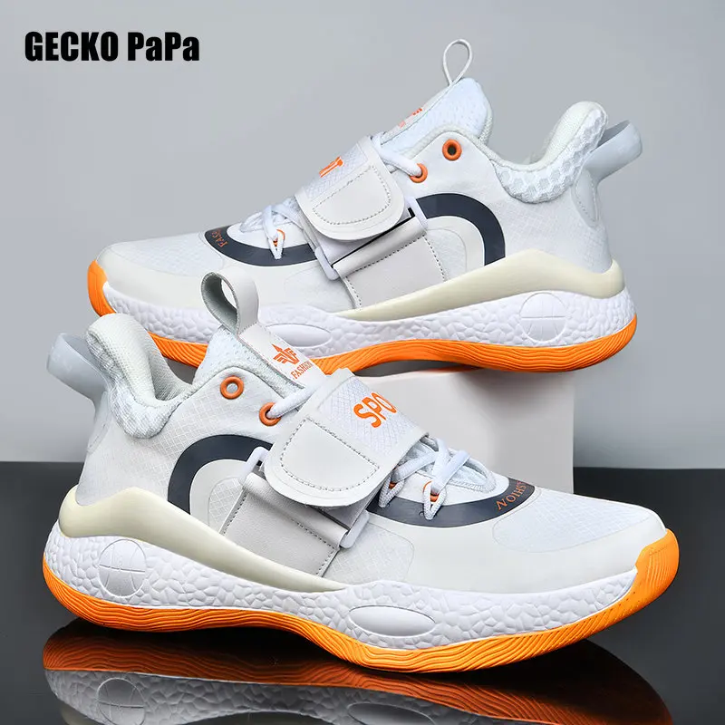 

Баскетбольная обувь для мужчин и женщин, модные кроссовки, высокие, Нескользящие, для спорта на открытом воздухе, бега