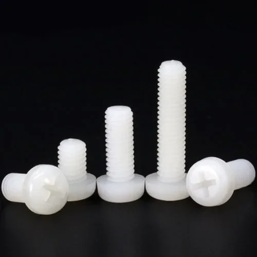 10 шт. M8 крестообразный пластиковый нейлоновый винт с круглой головкой и