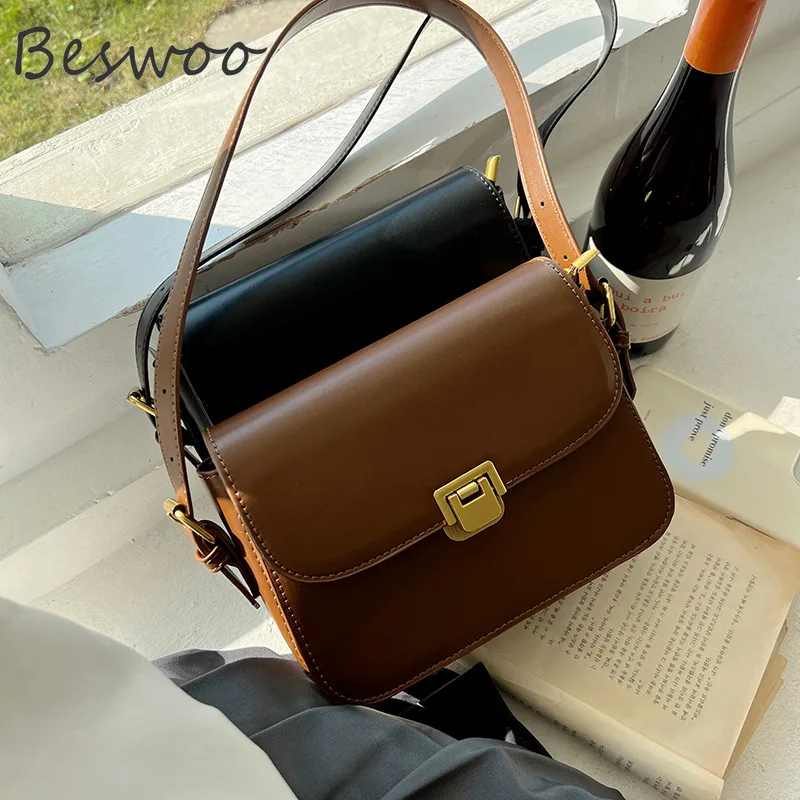 

Vintage Shoulder Bag 2022 New Trendy Fashion Bags for Women Quality Leather Female Bag Luxury Designer Handbag Crossbody Bags