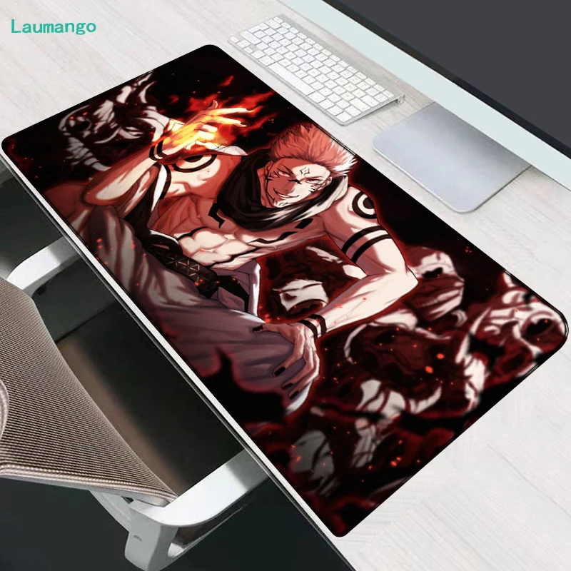 

Jujutsu Kaisen Kawaii Mouse Pad Xxl Cute Desk Mat Computer Accessories Table Pads Pc Gaming Gamer Cabinet Keyboard Keycaps Mats