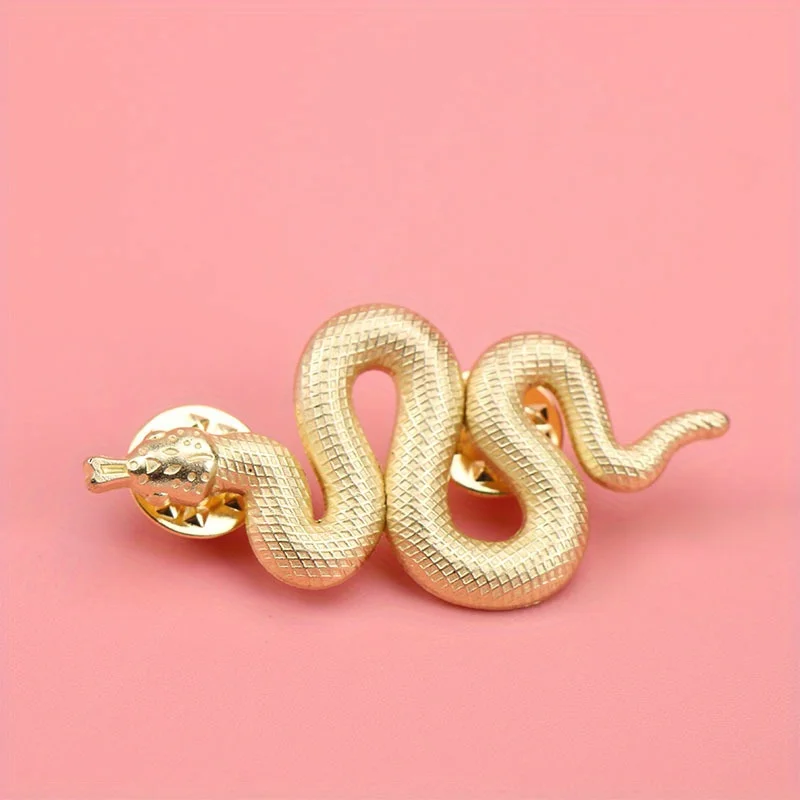Модная золотая змея - булавка с мотивом для ювелирных изделий: идеально подходит