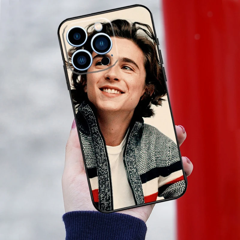 Чехол для телефона Timothee Chalamet iPhone 16 Pro Max 11 12 13 14 15 Mini XR Plus 16e чехол Coque