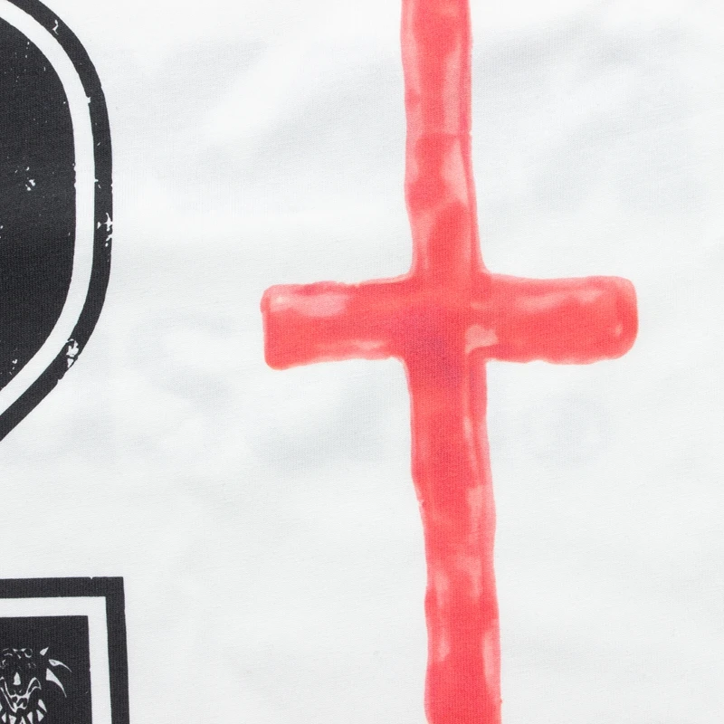 Джерси с короткими рукавами Cactus Jack Letter Graffiti для мужчин и женщин круглым вырезом