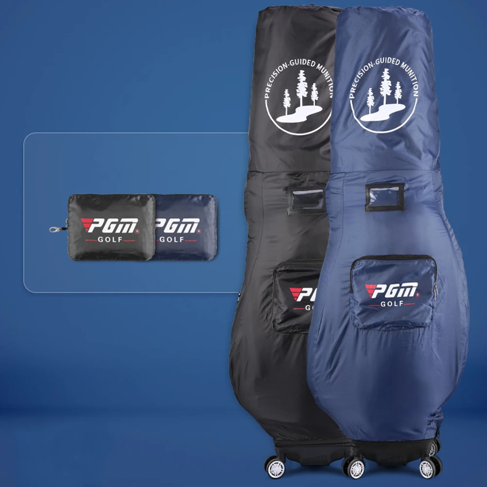 Men's Golf Standard Golf Bag Four Wheel Telescopic Air Storage Waterproof YKK Zipper Lock Multifunctional Storage Men's Golf Bag
