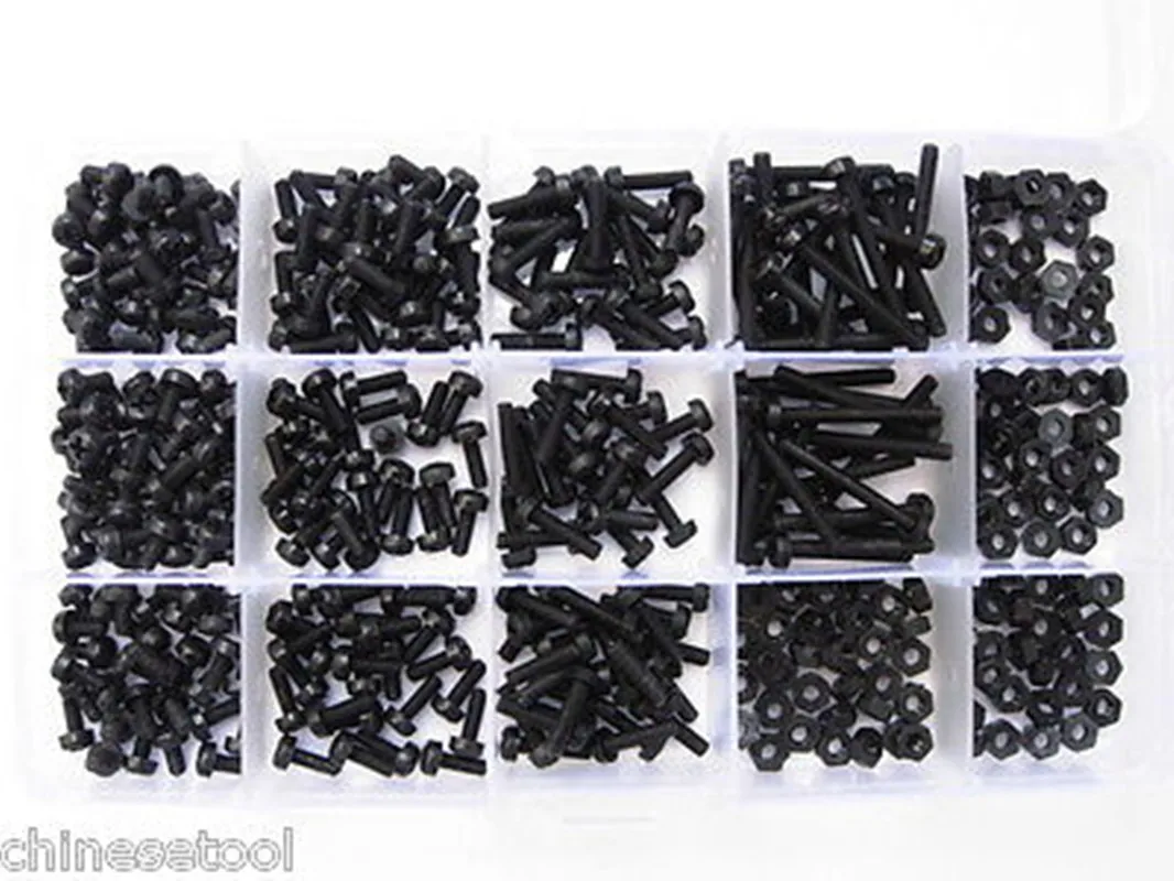 

Шайба винтовая черная, 930 шт.