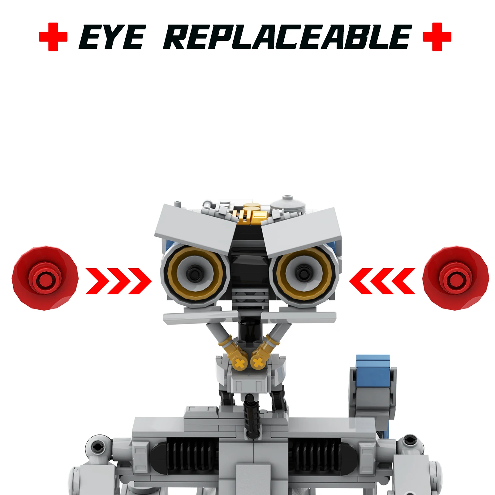 MOC Shorted Circuit Johnnyed 5 модель робота набор строительных блоков военный робот