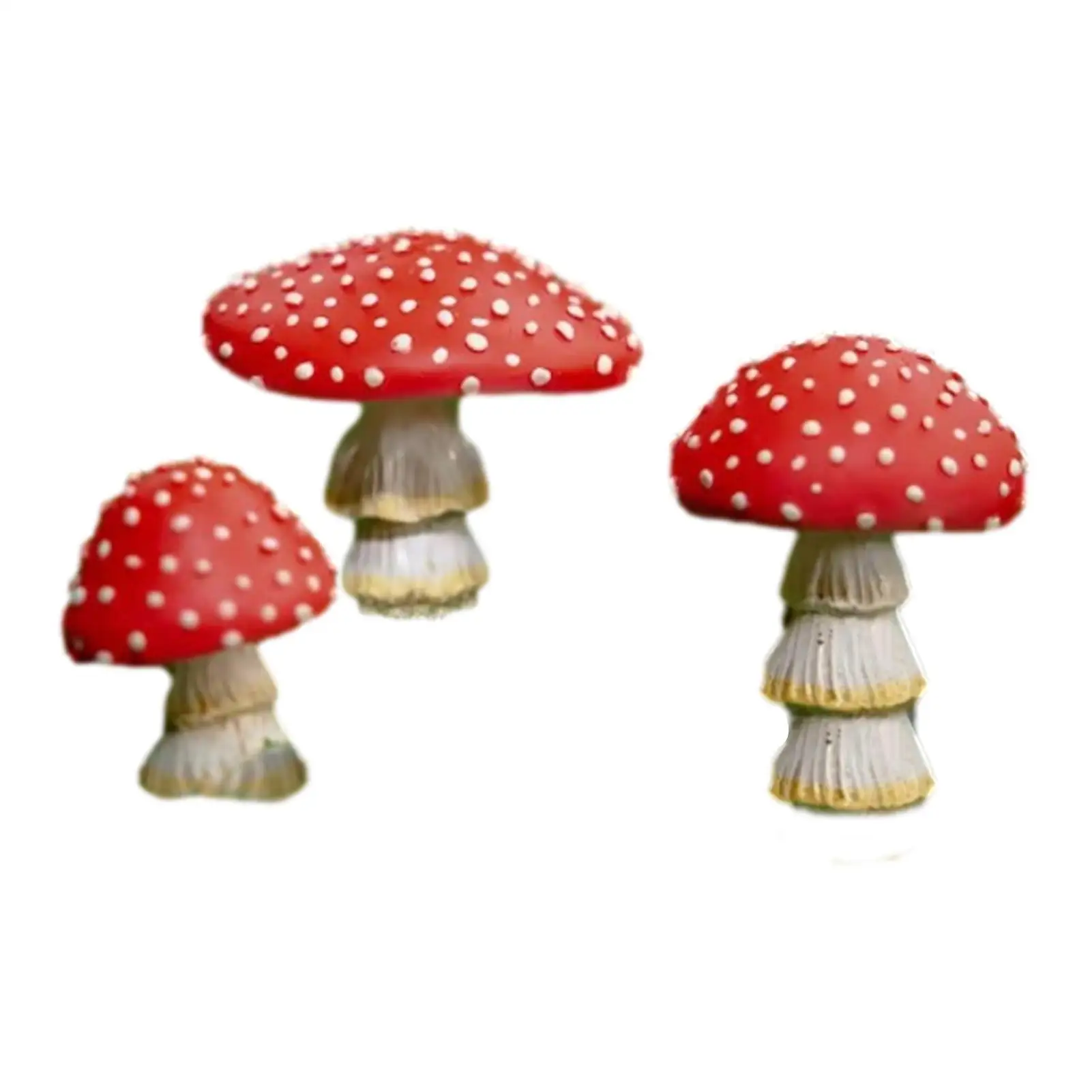 

Статуи грибов, искусственные аксессуары для украшения сада, искусственная смола, сказочные Садовые принадлежности для внутреннего дворика