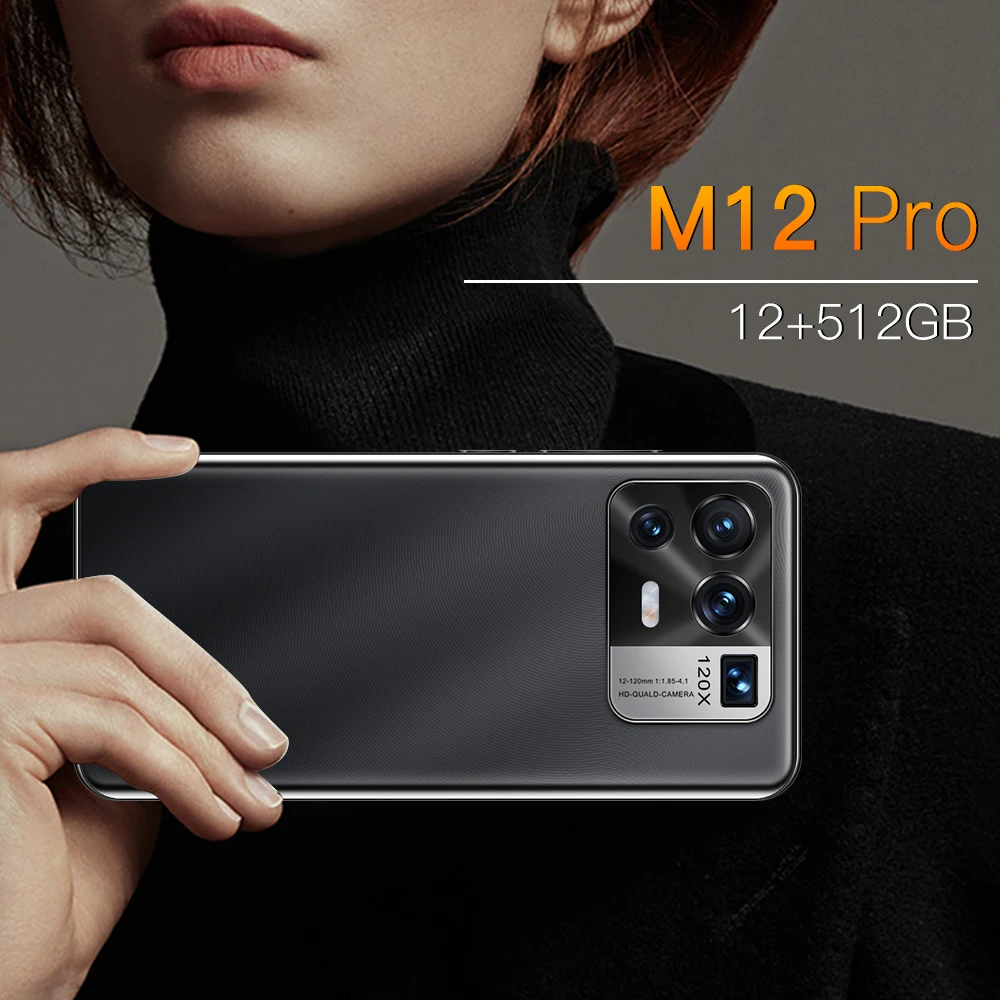 

New Popular M12pro 12GB+512GB 6.7 inch Quad core Android mobile phone