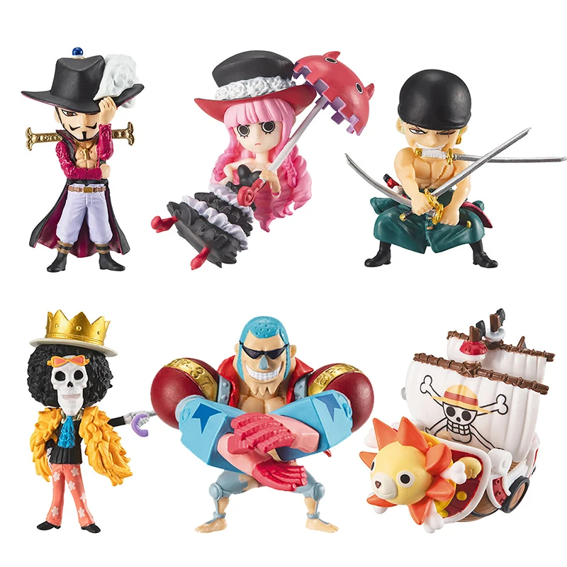 

Bandai Original Gashapon Franky Brook ONEPI NO MI 8 Action Figure ONE PIECE Anime Toys For Kids Gift Collectible Model Ornaments