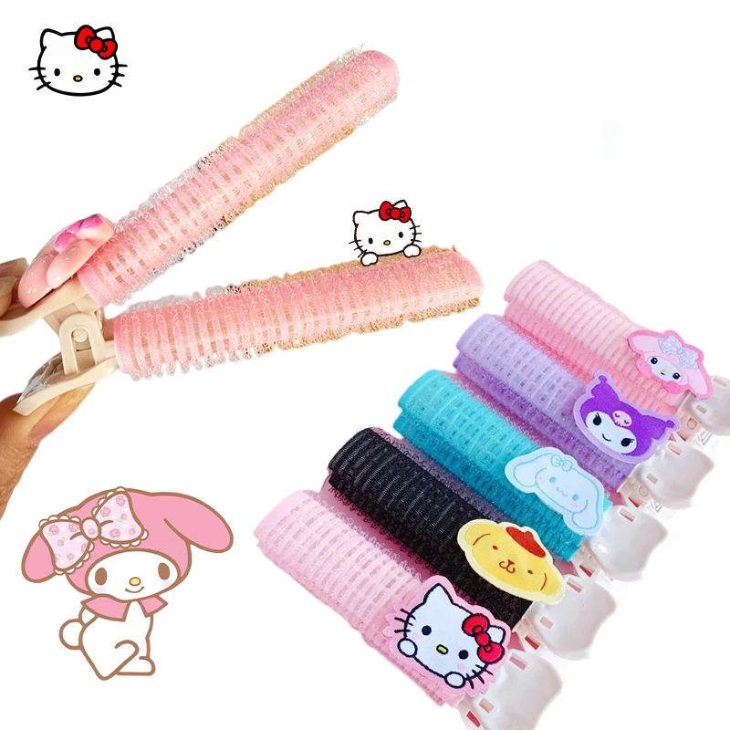 

Kawaii Sanrio Hello Kitty Fluffy Clip My Melody Cute Cartoon Seamless Bangs Fluffy Artifact Hair Root Fluffy Clip Head Hair Clip