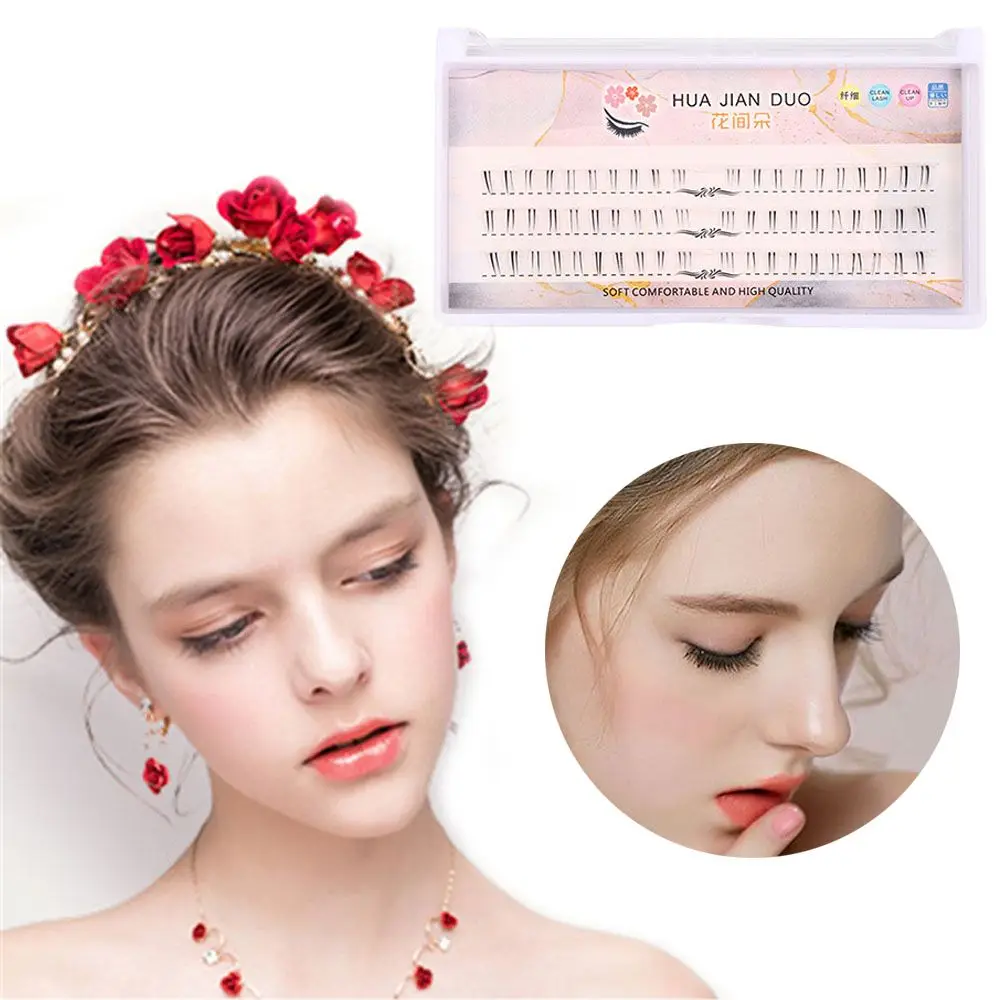 

Женские красивые натуральные вьющиеся ресницы ручной работы один кластер многоразовые ресницы для наращивания накладные нижние ресницы н...