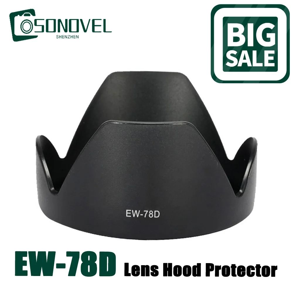 

EW-78D EW78D 72mm Lens Hood Camera Lente Accessories for Canon EOS 70D 80D 60D 760D 550D EF 28-200mm EF-S 18-200mm F3.5-5.6 IS