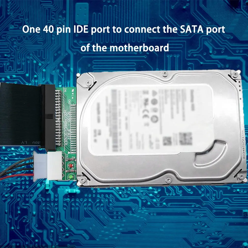 Фото Новинка переходник SATA-PATA IDE Plug & Play 7 + 15 Pin 3,5/2,5 SATA HDD DVD оптом №5