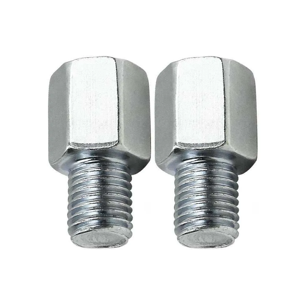 

2pcs Motorcycle Scooter Mirror Adapters 8mm Female Clockwise To 10mm Male Clockwise Mirror Adapters Clockwise Threaded Screws