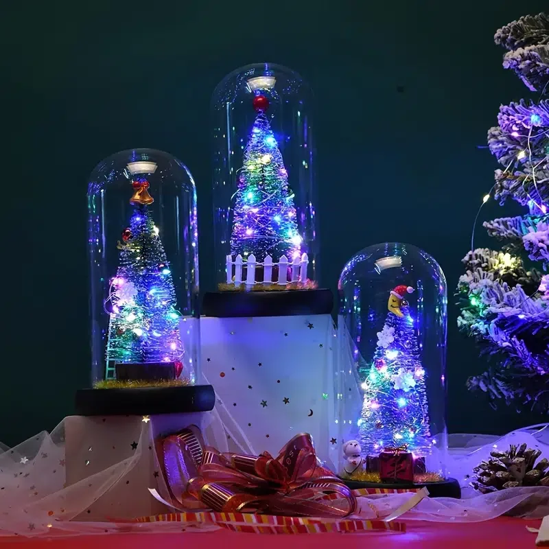 

1pc Christmas Tree Night Lights, Christmas Gift Decoration, Scene Decor, Holiday Accessory, Birthday Party Supplies