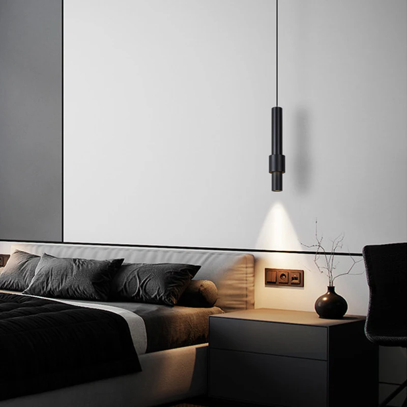 

Modern Spot LED Pendant Lamp Home Decor Direct Hanging Light For Ceiling Bedroom Bedside Suspension Pendant Lighting