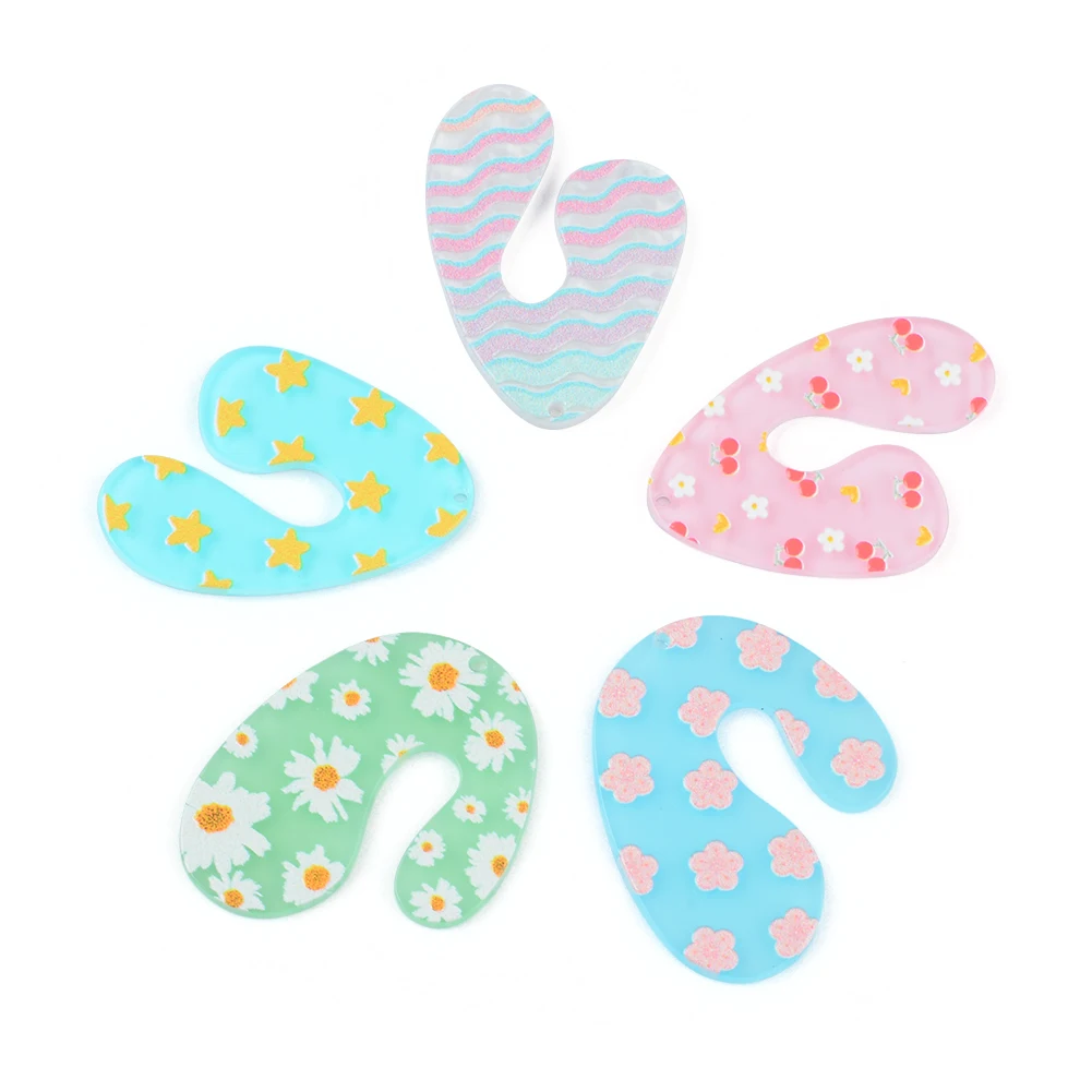 

10 шт./лот красочные плоские акриловые подвески, тарелка, аксессуары для ювелирных изделий, Handmades, мода для «сделай сам», компоненты для сереж...