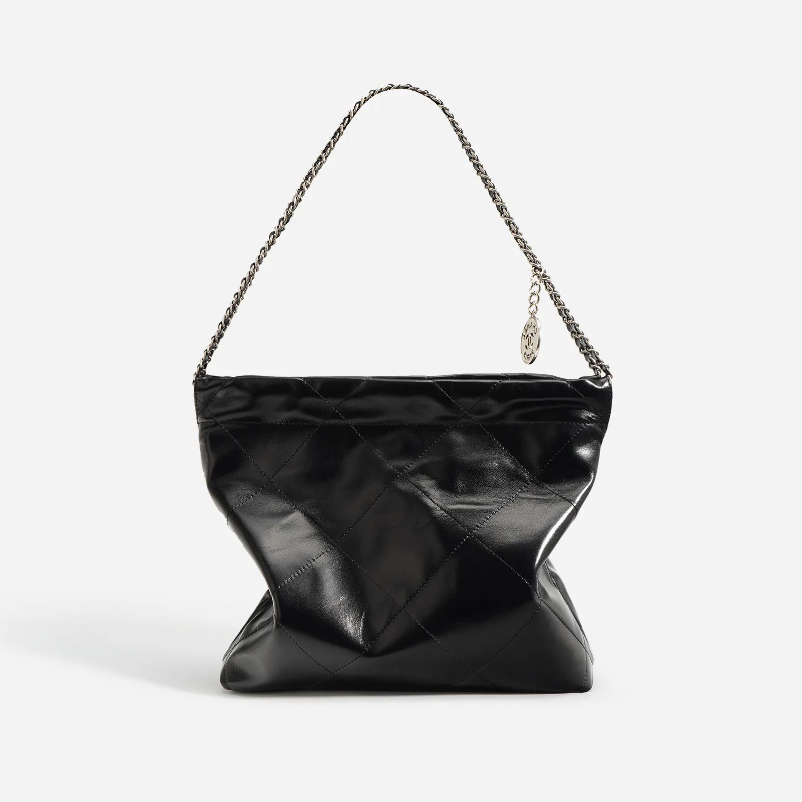 

2023 Leather women's Bag Simple Rhombus Fashion All-Match Chain Bag