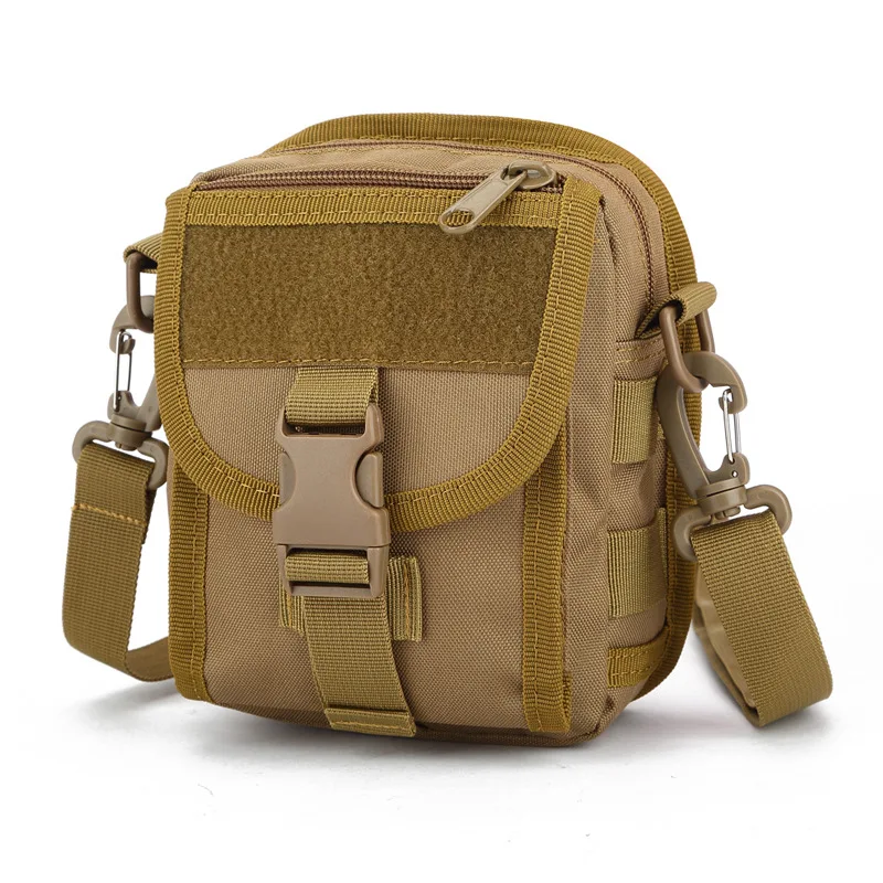 Military Tactical Shoulder Crossbody Bag Outdoor Sports Riding Tactics Shoulder Bag Oxford Cloth Portable Shoulder Bag
