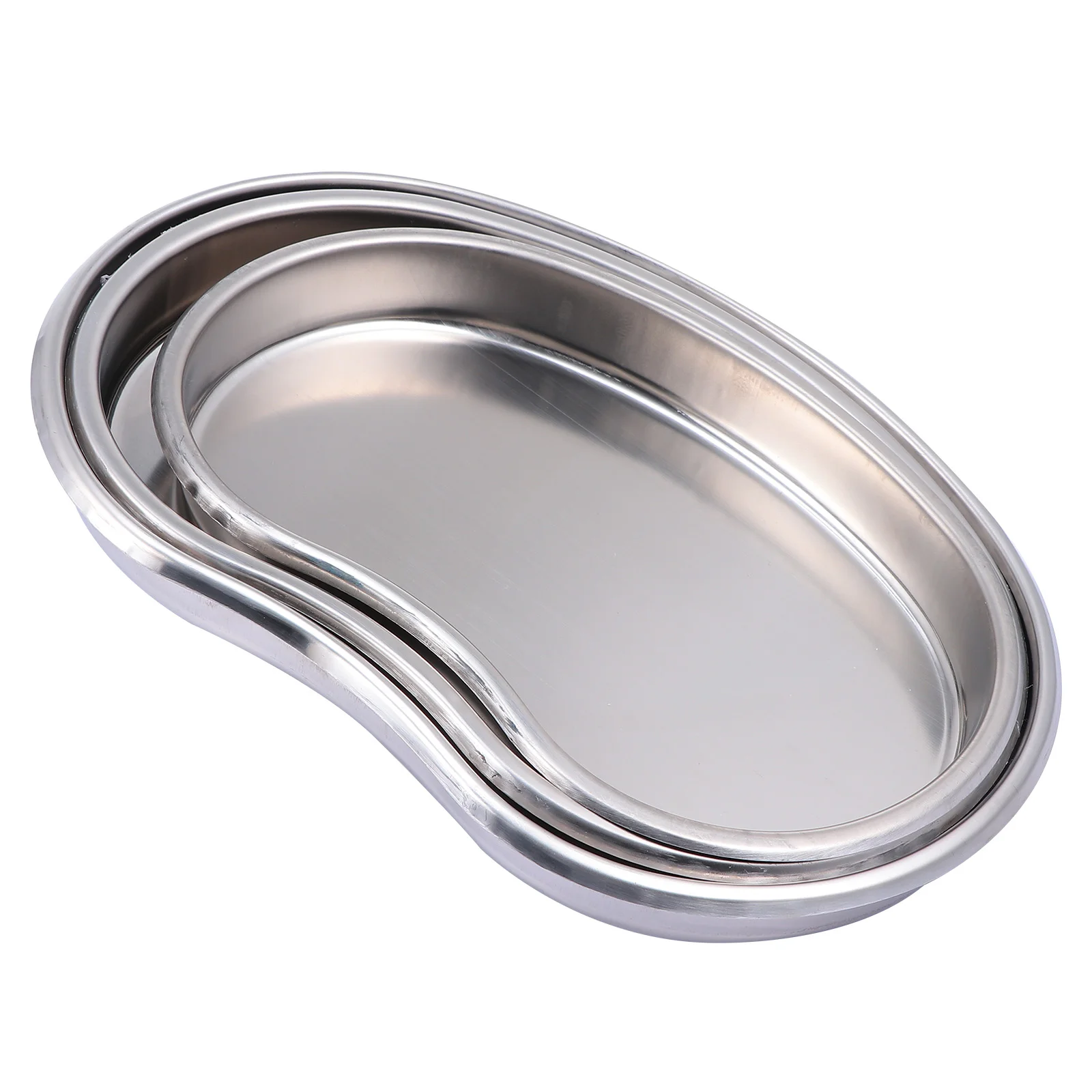 

3Pcs Steel Practical Premium Experiment Tray Tray For Laboratory Clinic