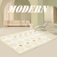 nordic light luxury modern living room large area carpet classic minimalist art design bedroom rug cute girl room mat home decor