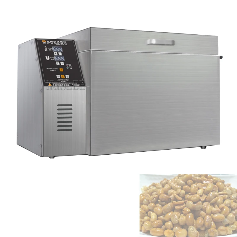 

Roasting Machine Chestnut Peanut Melon Seed Coffee Bean Walnut Nut Roaster Stainless Steel Baking Roller Machine