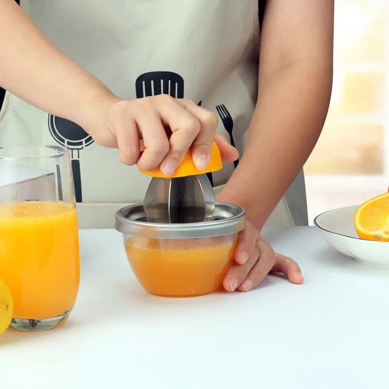 

1SET Manual Portable Citrus Juicer Plastic Orange Lemon Squeezer Kitchen Accessories Fruit Tool Juicer Machine Dropshipping