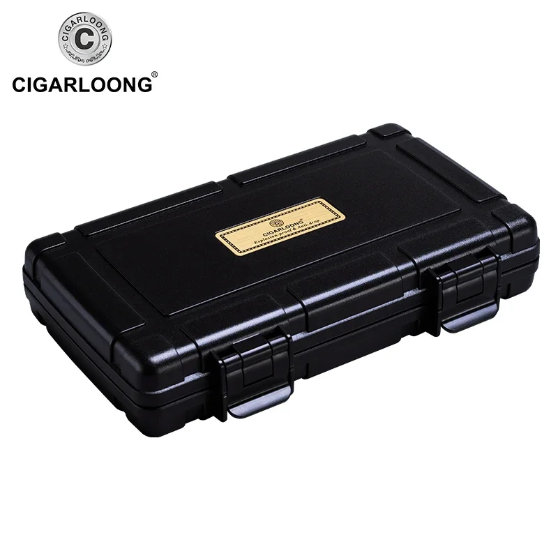 CIGARLOONG хьюмидор для сигар портативный дорожный увлажнитель коробка 5 палочек