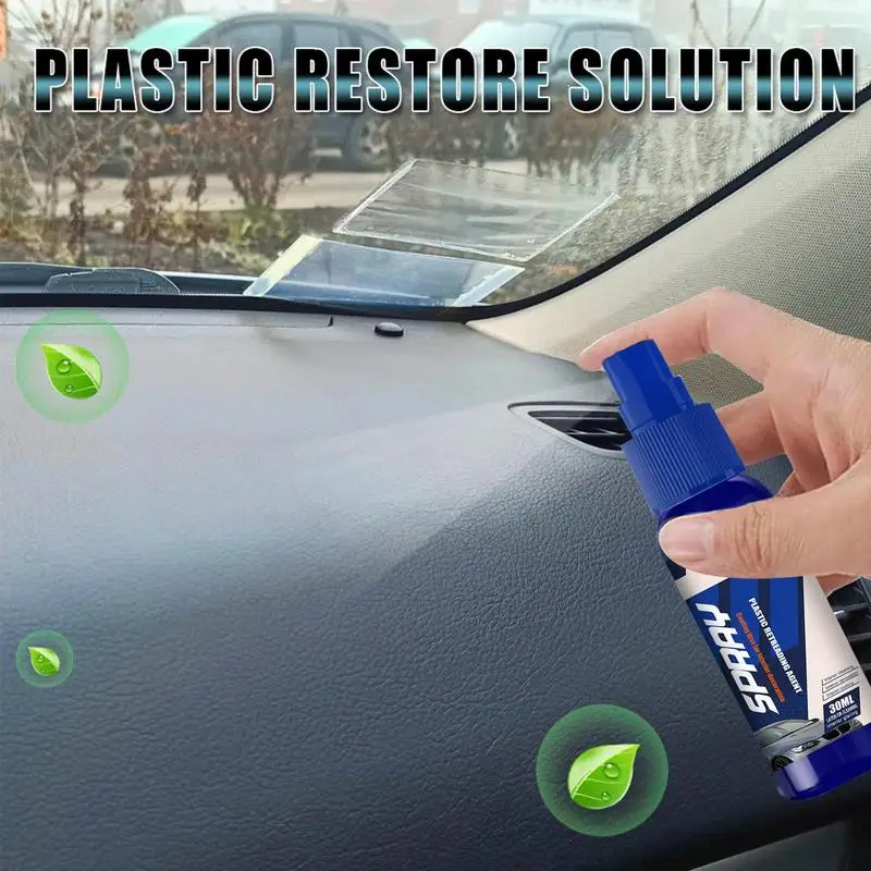 

30ml/100ml Car Interior Spray Dust-Proof Refurbishment Agent For Dashboard Water-free Cleaning Agent Auto Roof Dash Cleaning